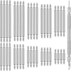 투크노우 41pcs 시계 밴드 핀 교체 키트 - 스프링 바 도구가 포함된 수리 지름 1.5mm 및