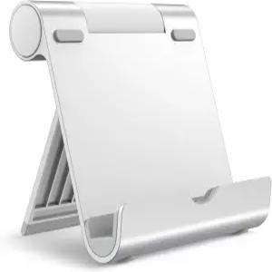 JETech 태블릿 스탠드 조절 가능한 휴대용 데스크탑 홀더 iPad/iPad Pro/Air/Mini용 접이식 도크 갤럭시 탭