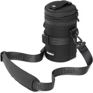 소니 니콘 캐논 후지필름 탐론과 호환되는 DSLR 카메라 렌즈용 앰비풀 두꺼운 파우치 케이스 물/먼지/충격