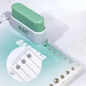 바인더용 5홀 펀치 사무실 책상 정리함 노트북 및 파일의 DIY 바인딩 공예 종이 도구에