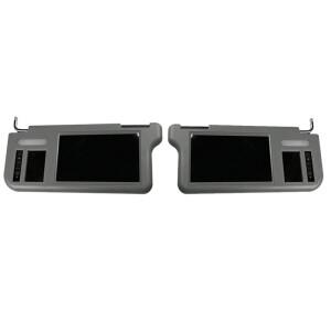 7인치 자동차 Sunvisor 인테리어 후면보기 미러 스크린 Lcd 모니터 DVD/VCD/AV/TV 플레이어 카메라 Sun