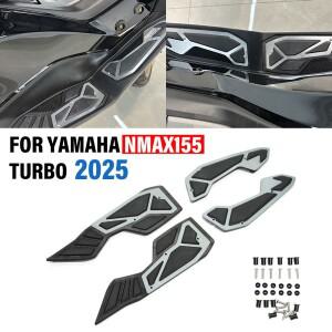 YAMAHA NMAX155 V3 NMAX125 V3 125 TURBO 2025 오토바이 발판 발 패드 페달 플레이트 레스트 쿠션 보드