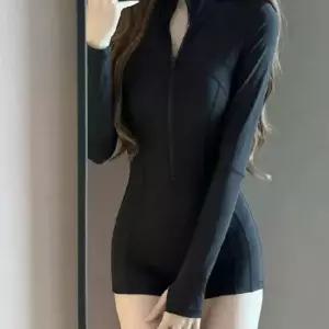 자외선 차단 하이넥 집업 래쉬가드 MS