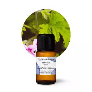 프랑스 플로리하나 천연 유기농 제라늄 장미 에센셜오일 15ml (아로마테라피 마사지등)