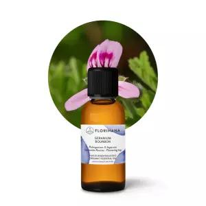 프랑스 플로리하나 천연 유기농제라늄 버번 에센셜오일 30ml (아로마테라피 마사지등)