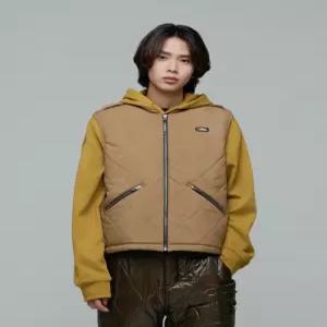 내셔널지오그래픽 N244MPV020 NRN 2 IN 1 패딩 베스트 TAN 경량패딩 덕다운점퍼 N0