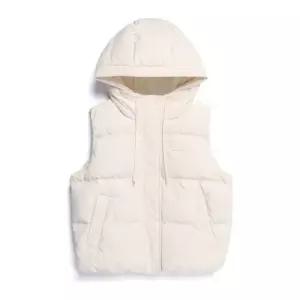 내셔널지오그래픽 N254WDV940 여성 크라사 후디 덕다운 베스트 IVORY 경량패딩