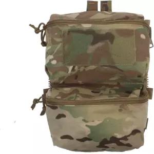 GYDEHUTJ 전술 적응 백팩 어택 더블 파우치 MOLLE 헌팅 에어소프트 조끼용