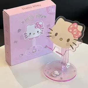 핑크색 귀여운 고양이 모양 데스크탑 스탠드 휴대폰과 태블릿을 놓을 수 있는 대형 사이즈 매일 엄청나게