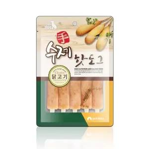 (2개묶음)펫스토리 수제 닭고기 핫도그 100g