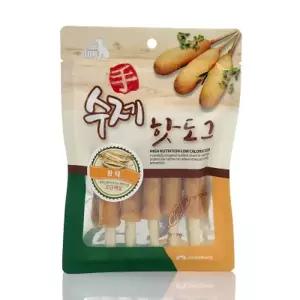 (2개묶음)펫스토리 수제 황태 핫도그 100g