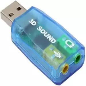 외장 5 USB 레오 사운드 카드 2.0 3D 어댑터 Windows 및 Mac용 가상 채널 PC 노트북 3.5mm 헤드폰 마이크
