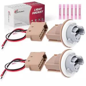 스비카리 2PCS 턴 시그널 소켓 및 포드 피에스타 포커스 이스케이프 F150 F250 머스탱 링컨 자동차 램프