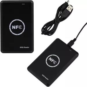 고들리 RFID NFC 리더 라이터 핸드헬드 125kHz 키포브 스마트 복사기 ICID 듀얼 밴드 사용 LED 라이트