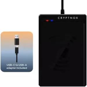 비접촉식 스마트 카드 리더 u2013 ISO 14443 Mifare 준수 NFC 라이터 USB 타입-C 및 연결 전자 결제 상거래