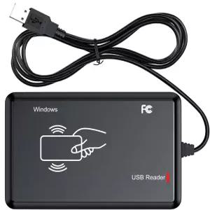 RFID 리더 Ajfwm 125KHz /13.56Mhz 이중 주파수 스캐너 읽기 1326 가족 근접 카드 및 EM4100 ID IC NFC