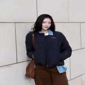 내셔널지오그래픽 N254WDW920 여성 헤론 U넥 경량 구스다운 점퍼 BLACK 경량패