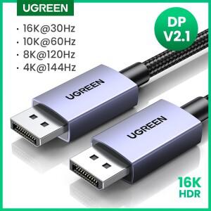 UGREEN 디스플레이 포트 케이블  샤오미호환 TV 박스  PC 노트북 모니터  게임 DP 16K  DP2.1  8K  4K  144