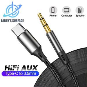 아이폰호환 16 프로 맥스  삼성호환 S24 울트라  샤오미호환 차량용 헤드폰 스피커용 USB C - 3.5mm 오디오