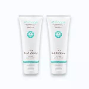 쁘리마쥬 유기농 유기농 바스 앤 샴푸 200ml 2개 아기 신생아