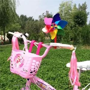 유아 킥보드 바람개비 악세서리 장식 씽씽카 어린이 킥보드 바람개비 자전거 알록달록 핸들형 야외 용품