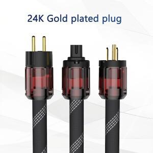 P103 하이엔드 순수 구리 미국 전원 코드 케이블  오디오 애호가 US 플러그  그림 8 IEC C7 HIFI