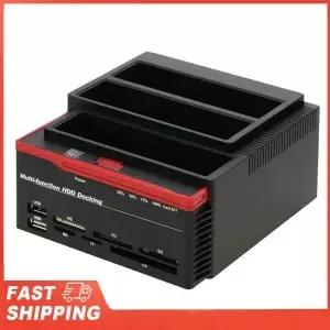 USB 3.0 HDD 도킹 스테이션 3베이 다기능 2.5/3.5인치 IDE SATA 하드 베이스