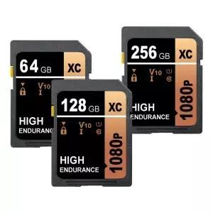 256GB SD 카드 메모리 익스트림 4K UHD C10 U3 V30 UHS-I 플래시
