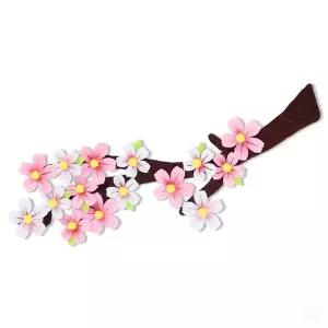 벚꽃 나무 가지 장식 신형 펠트 소재 DIY 공예 재료 유치원 어린이집 교실 환경