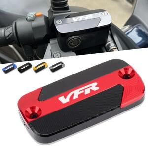 [호환품]VFR 800 VFR800 크로스투어러 바이크 오토바이용 CNC 프론트 브레이크 리저버 유체 탱크 커버 오일