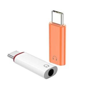 Type-C-3.5mm 잭 어댑터 통화 음악 및 충전용 헤드폰 오디오 동글 디지털 변환기