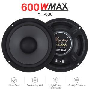 [호환품]YH-600 6인치 스피커 자동차 스테레오 오디오 동축 600W 액세서리 풀 프리퀀시