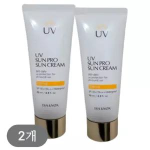 1+1 이자녹스 UV 선 프로 365 데일리 커버 선크림 SPF 50+PA+++