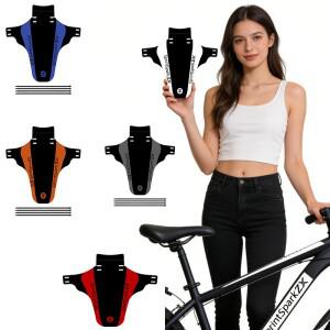 [호환품]2개 세트 자전거 펜더 카본 패턴 머드가드 MTB 로드 바이크 앞/뒤 타이어 휠 초경량 플라스틱