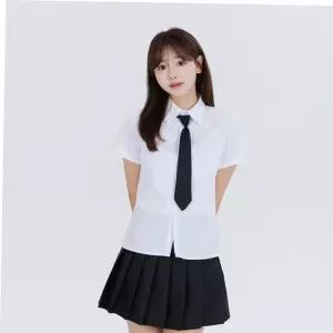 셔츠 유니폼 가운 스쿨룩 치마 넥타이 베이직 교복