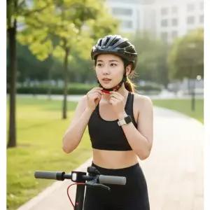 [하프클럽/알티피아]자전거 오토바이 킥보드 헬멧 턱끈 보호대 쓸림 방지 패드 레드 교체형
