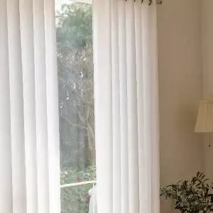 아일렛 핀형 쉬폰 창문 커튼 작은창 소형 침실 안방 거실 차광 인테리어 홈데코