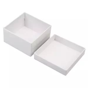 화이트 무지 선물상자 9x9x5cm 싸바리 기프트박스 고급선물박스 상자 박스