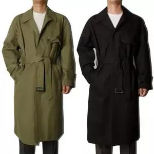 트렌치코트 남자 가을 자켓 베이직 검정 카키 롱코트