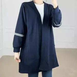 카디건 여성 빅사이즈 캐쥬얼 정장 로브 롱 스판 가디건