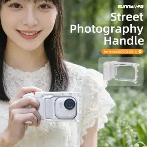 인스타 360 고 핸드 그립 마운트용 스트리트 키트 쿼크 릴리즈 래빗 케이지셔터 버튼 포함 보호 프레임 액