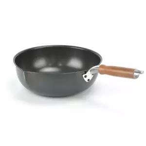 나무손잡이 업소용 경질 웍 북경팬 26호-26cm