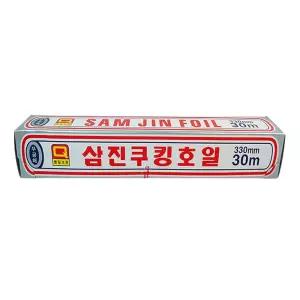 삼진 쿠킹호일 종이호일 업소용 가정 주방 알루미늄 은박 33cmx30m 30개