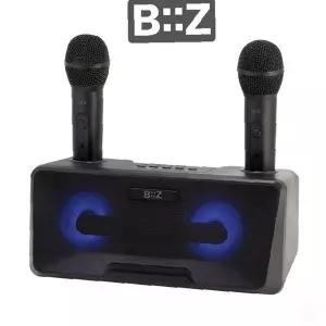 무선 마이크 2p 블루투스 스피커 20W 노래방 기계 가정용 강의 야외 행사