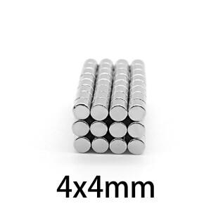 4x4mm 미니 소형 원형 자석 4x1 강력한 가정용 냉장고, 사무실, DIY용 4*3