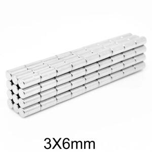 3x6 검색 소형 직경 자석 3mm x 대량 원형 가정용 냉장고, 사무실 DIY