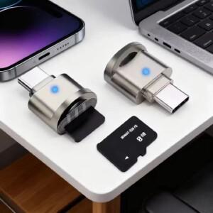 SD 카드 리더, USB C to Type TF 스토리지 어댑터 포함, Mepsies OTG 슈트