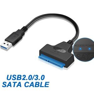 50-20 CM USB 3.0 SATA 케이블 어댑터 연장 컴퓨터 커넥터는 2.5 인치 외부 SSD Hdd 하드 드라이브 Sata를