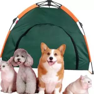 애완동물 원터치 캠핑 텐트 방수 방석포함