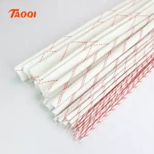 전선관 보호관 유리 섬유 슬리브 노란색 왁스 튜브 고온 절연 와이어 케이싱 600 도 25kv 1mm 60mm